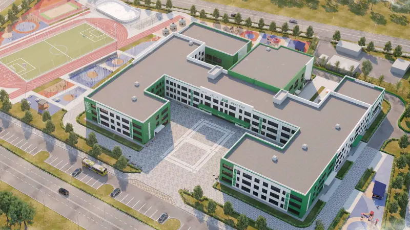 Строительство “комфортной школы” начал Bazis Construction в Алматы