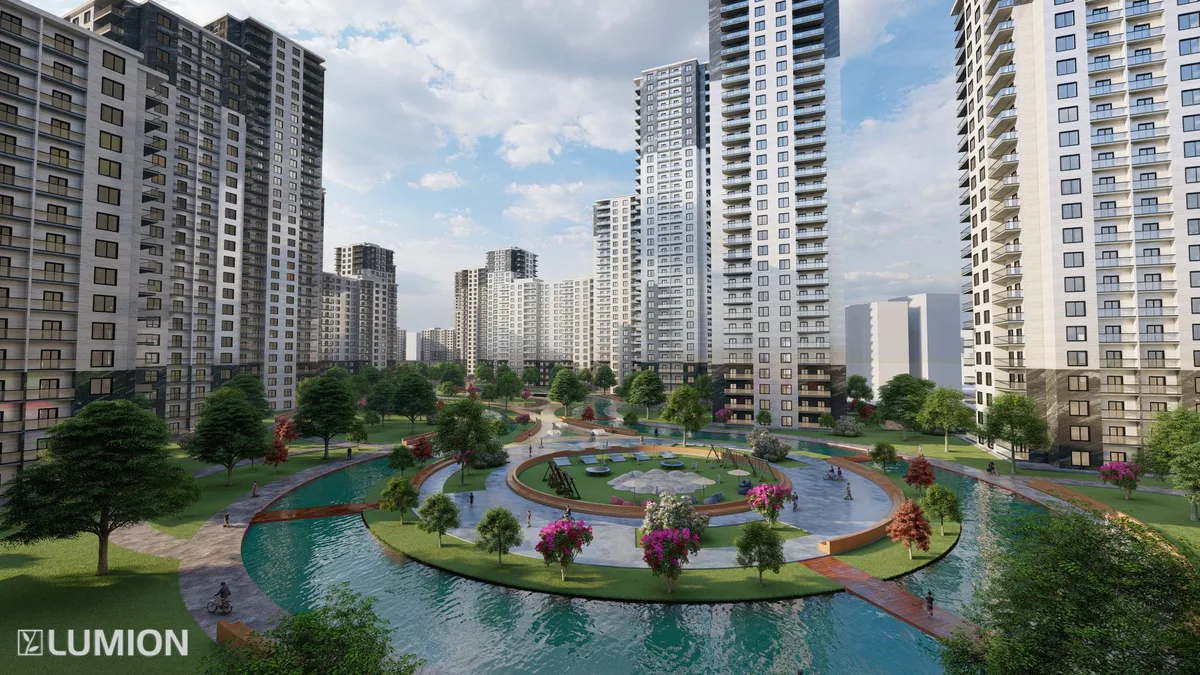 Новый ЖК Bahçeşehir Gölvadi в Эсеньюрте: проект на 2050 квартир