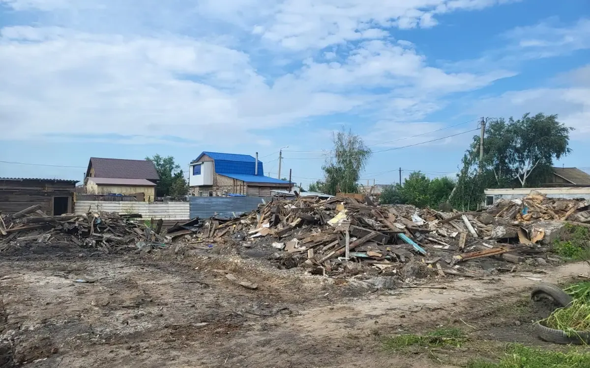 В Петропавловске сносят подтопленные дома и восстанавливают зеленые зоны